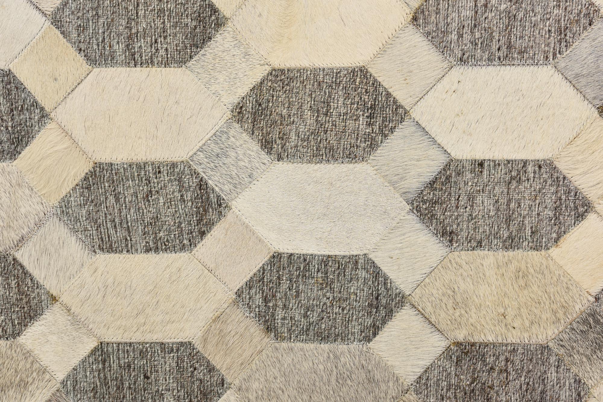 5' 5 x 7' 9 Cowhide Rug
