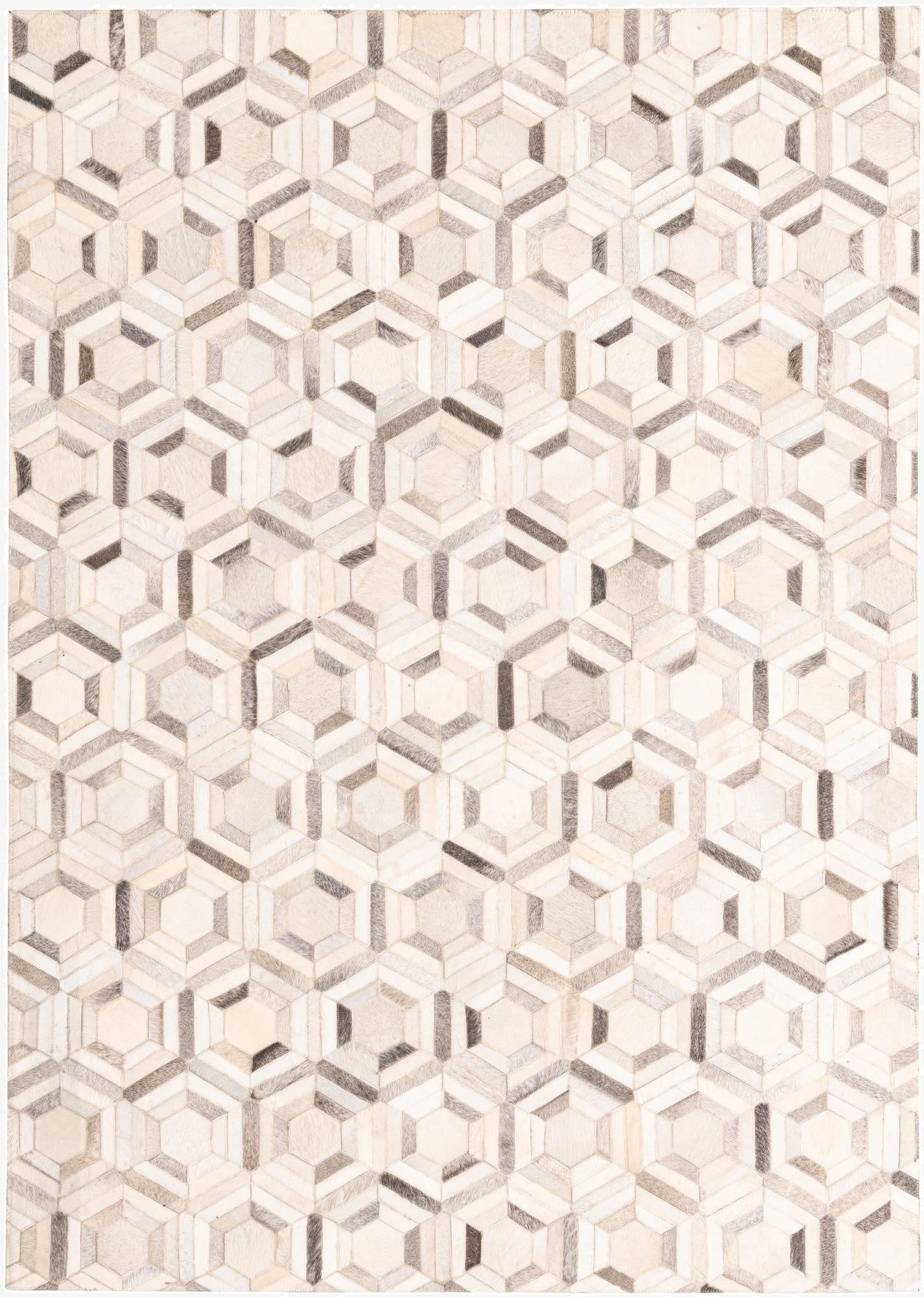 5' x 7' 1 Cowhide Rug