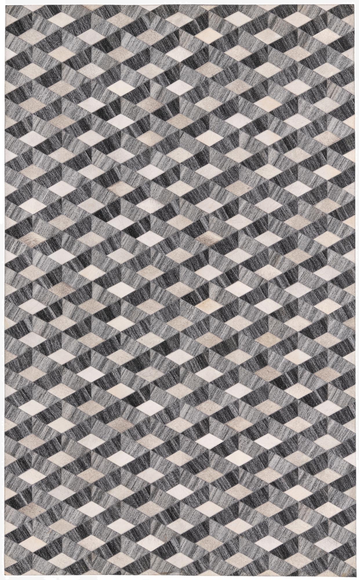 4' 10 x 8' Cowhide Rug