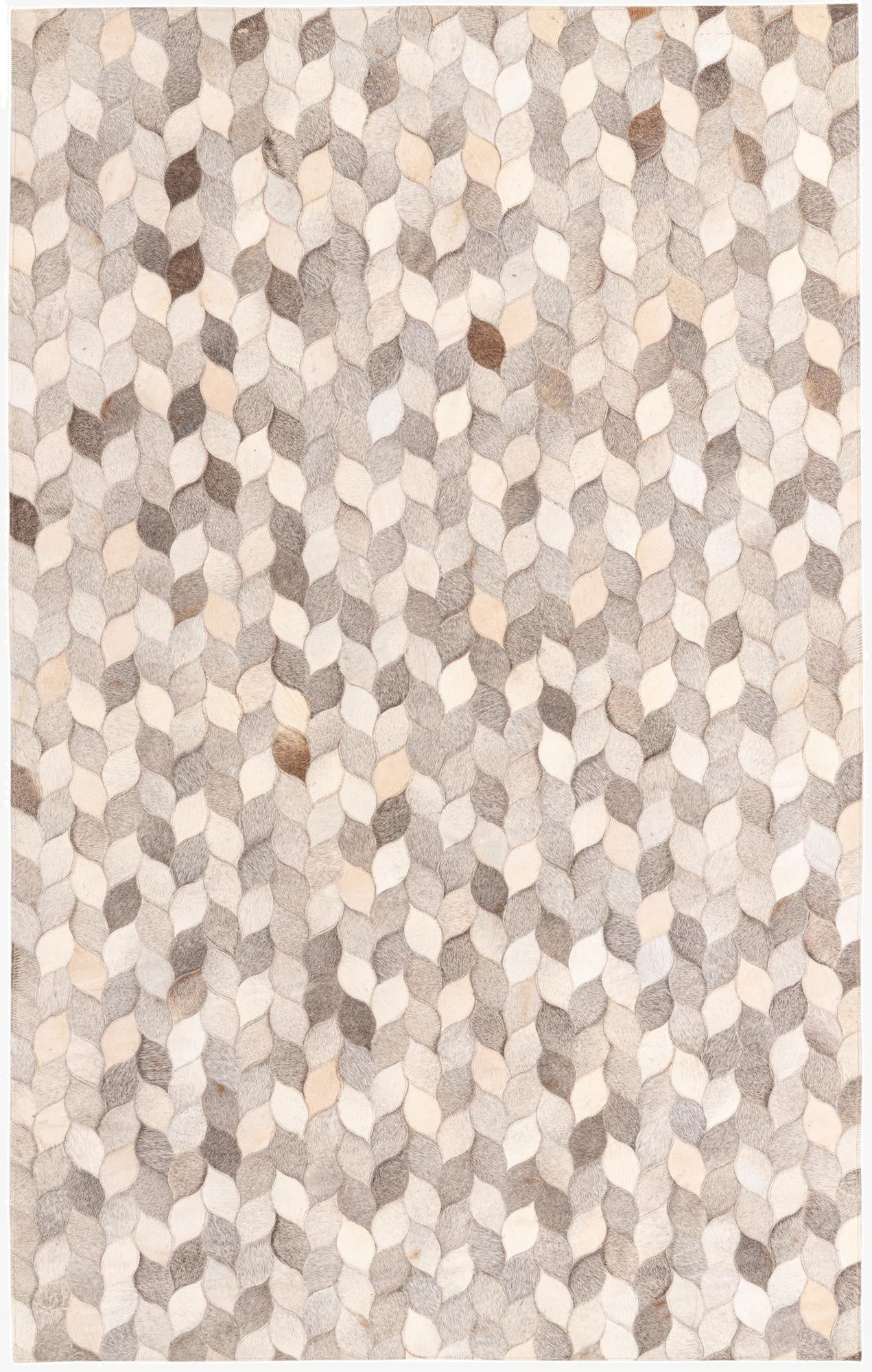 5' 1 x 8' Cowhide Rug