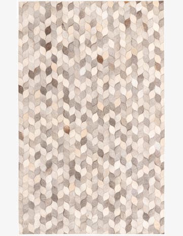 5' 1 x 8' Cowhide Rug