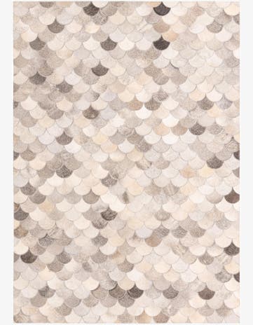4' 8 x 6' 7 Cowhide Rug