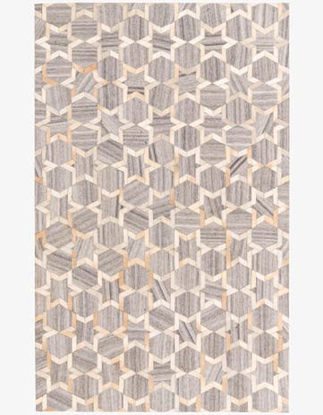 5' x 7' 10 Cowhide Rug