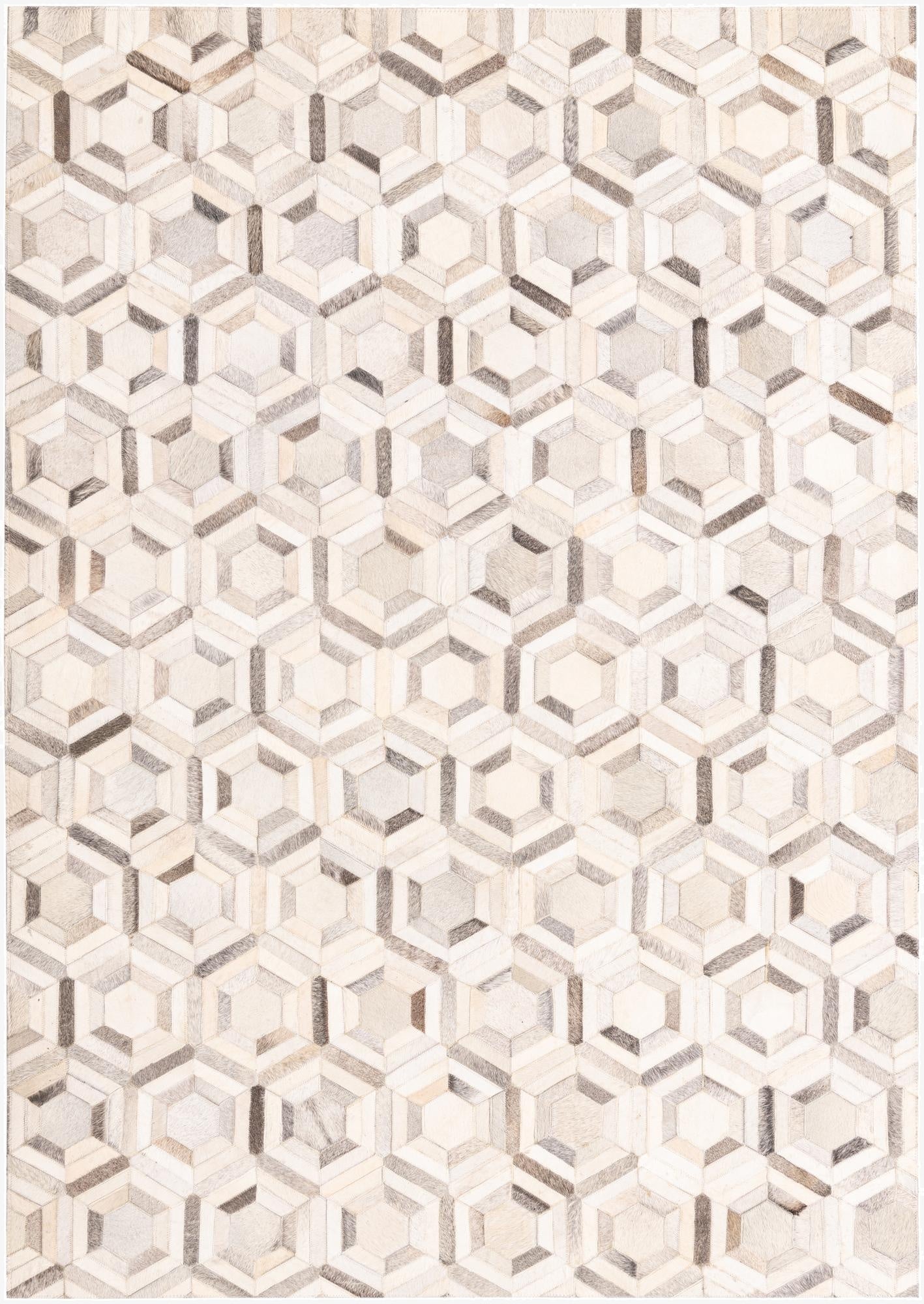 5' x 7' 1 Cowhide Rug