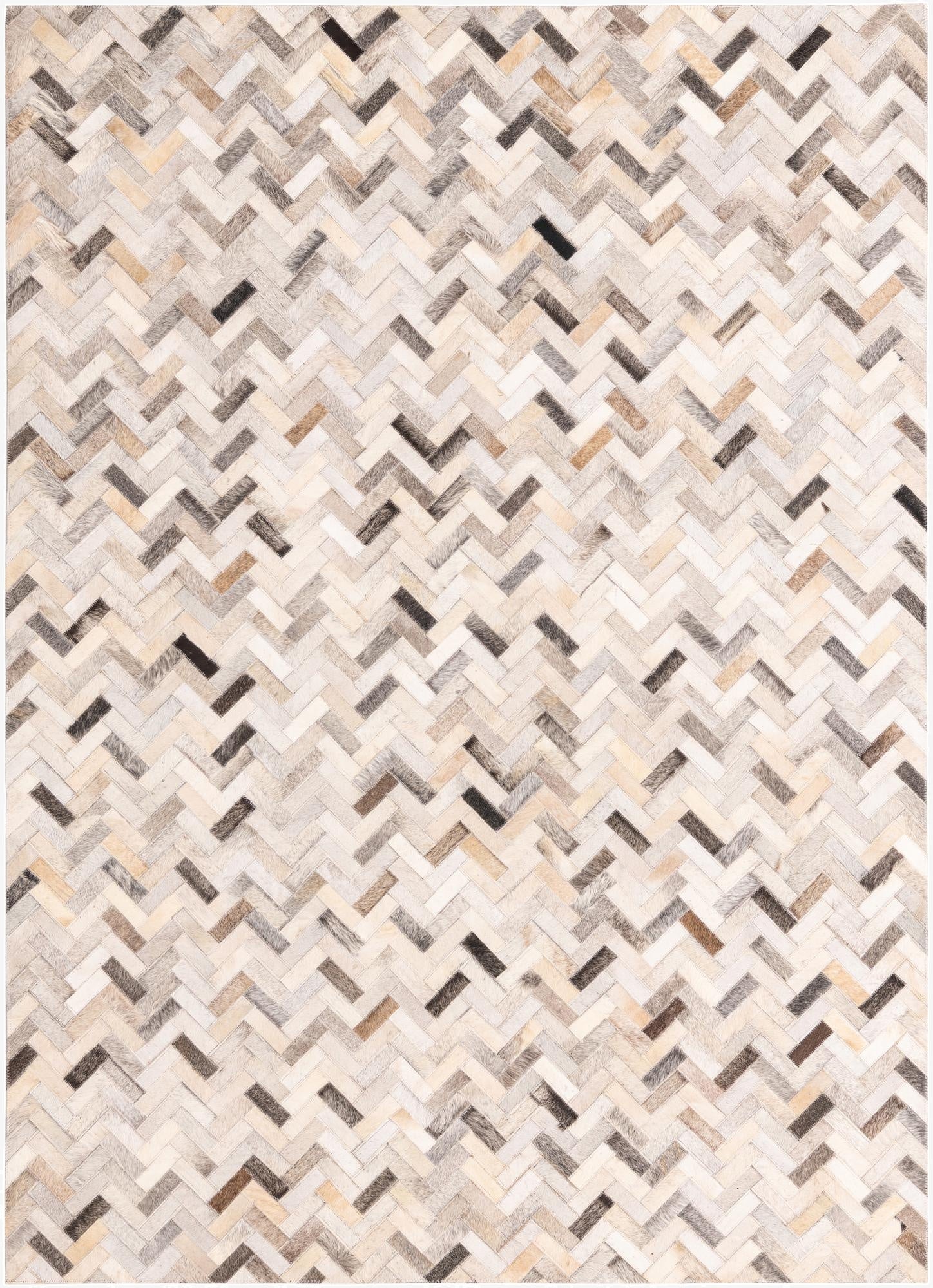 4' 8 x 6' 7 Cowhide Rug