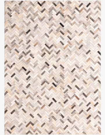 4' 8 x 6' 7 Cowhide Rug