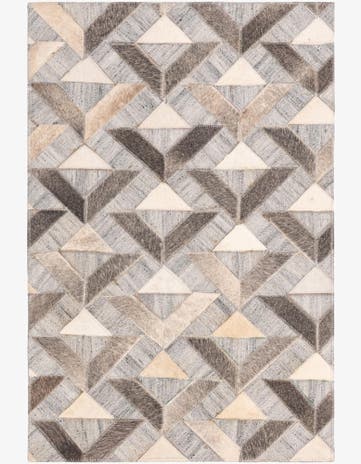 2' 1 x 3' Cowhide Rug