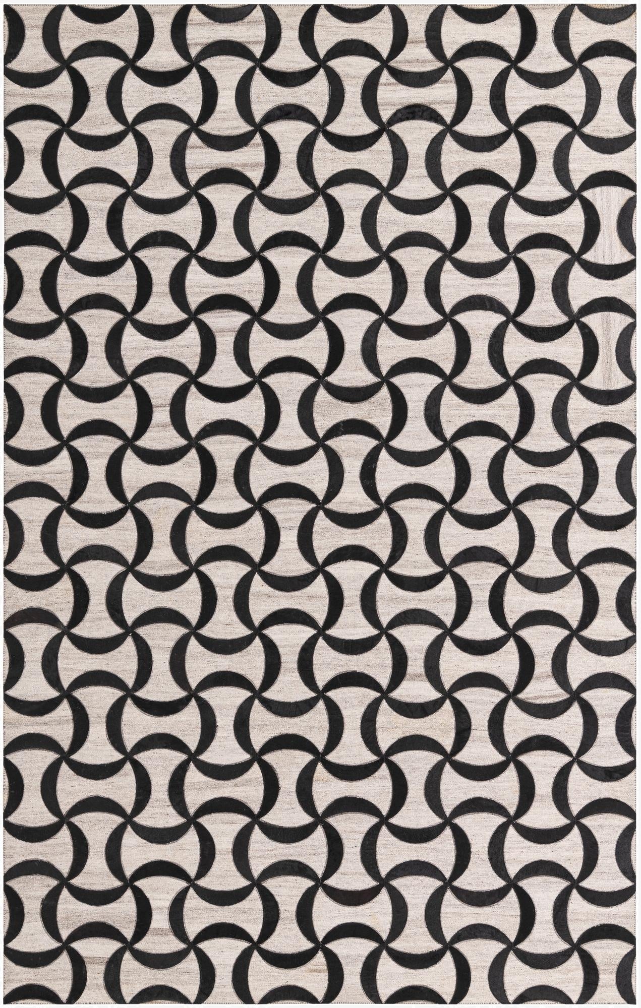 5' x 7' 9 Cowhide Rug