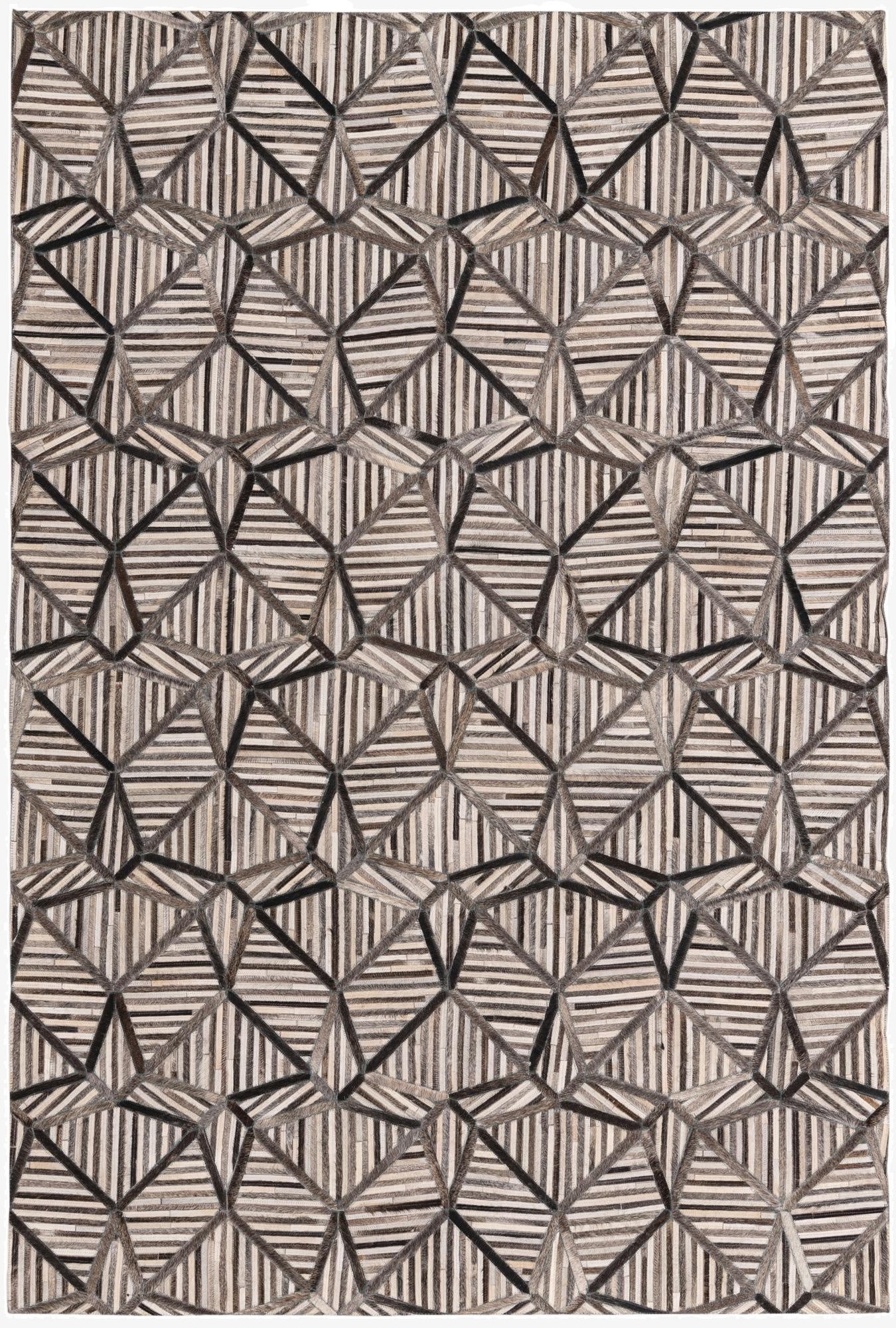 5' 2 x 7' 8 Cowhide Rug