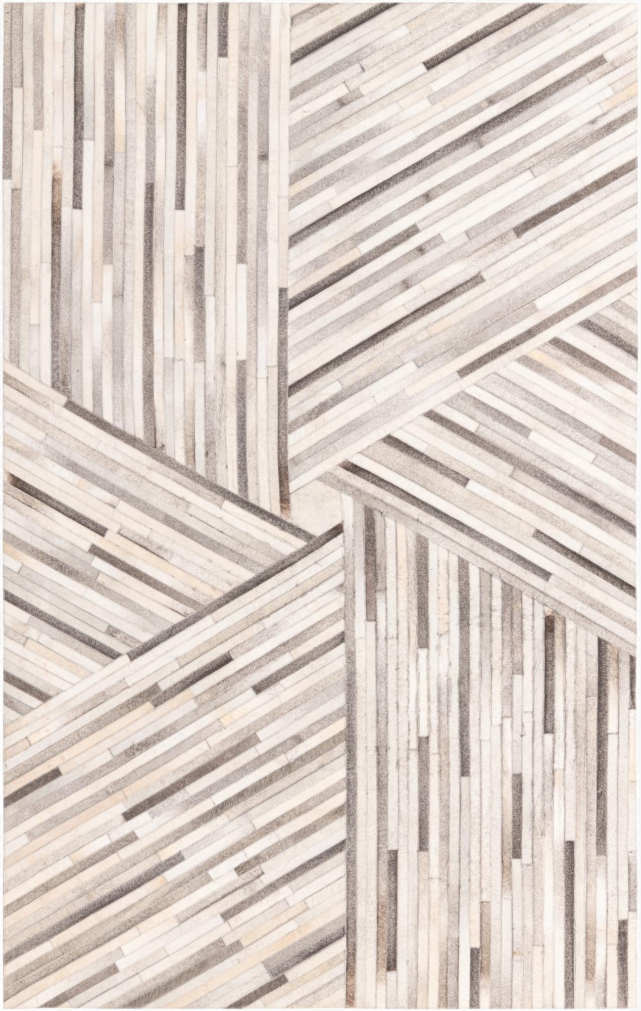 5' 1 x 8' Cowhide Rug