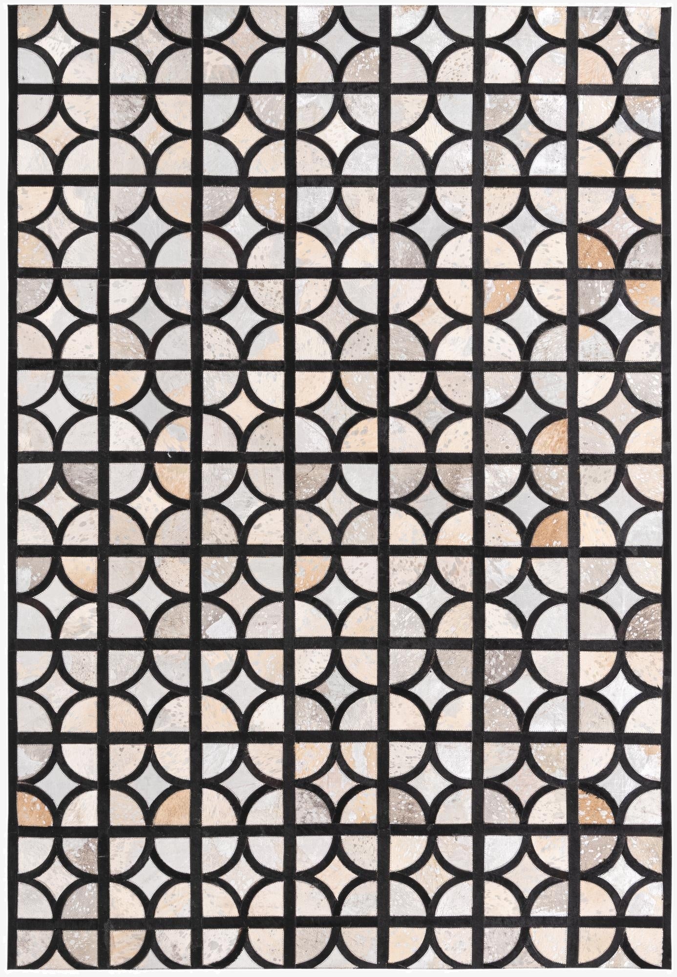 5' 3 x 7' 7 Cowhide Rug