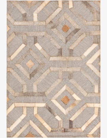 2' 3 x 3' 1 Cowhide Rug