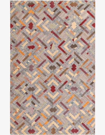 5' x 7' 10 Cowhide Rug