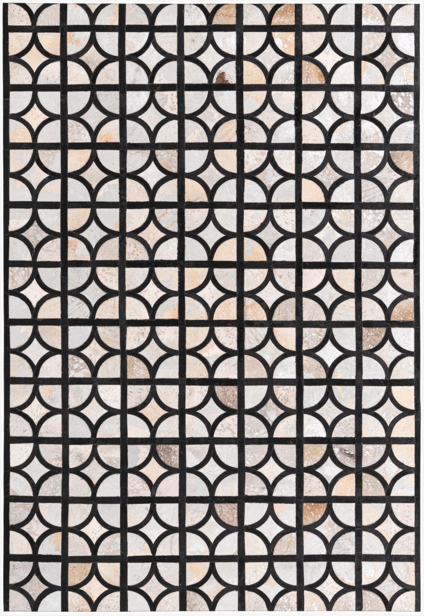 5' 2 x 7' 4 Cowhide Rug