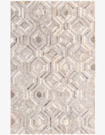 5' 1 x 8' Cowhide Rug