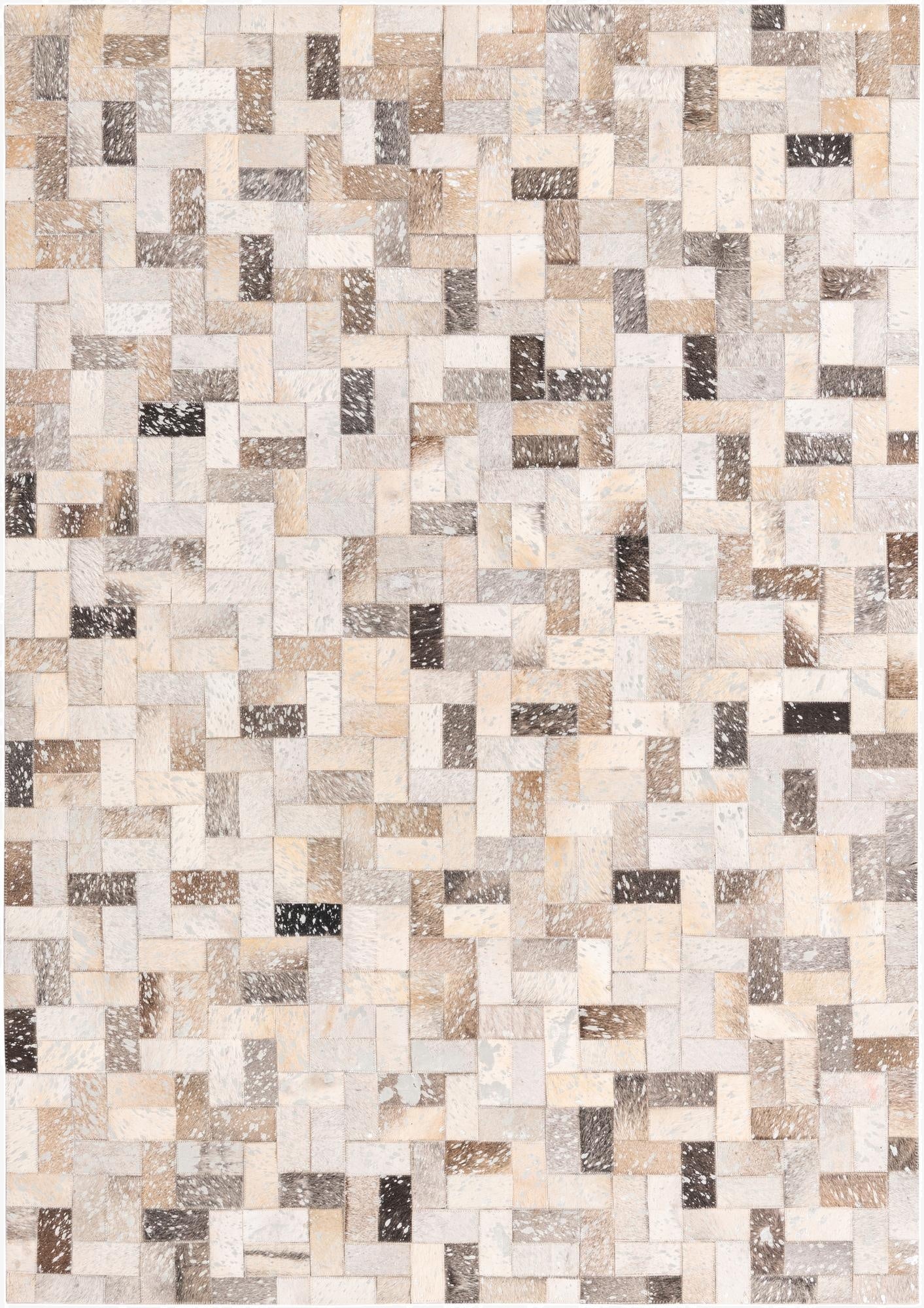 4' 8 x 6' 7 Cowhide Rug