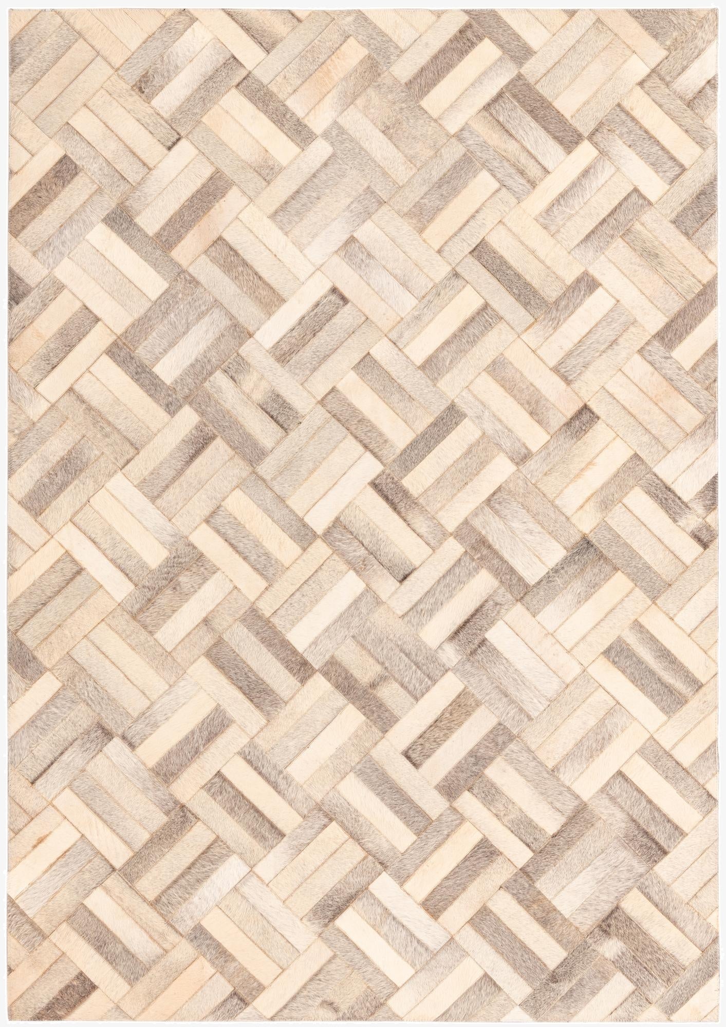 4' 10 x 7' Cowhide Rug