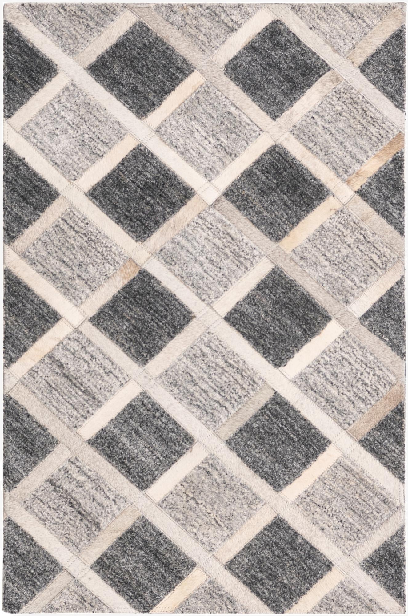 2' x 3' 1 Cowhide Rug