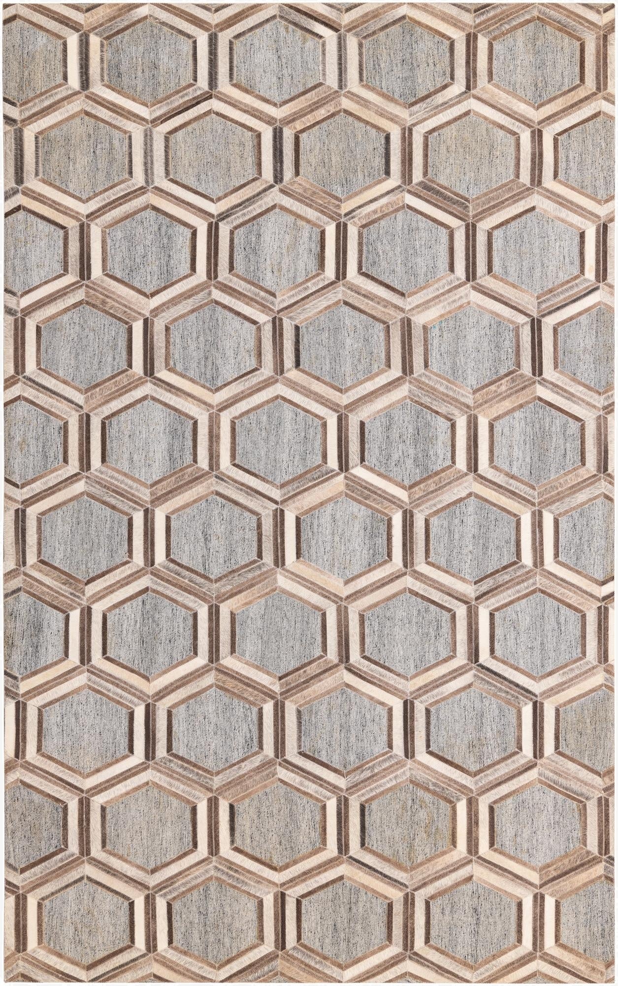 5' x 8' 1 Cowhide Rug