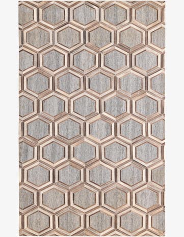 5' x 8' 1 Cowhide Rug