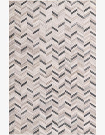 5' 4 x 8' 1 Cowhide Rug