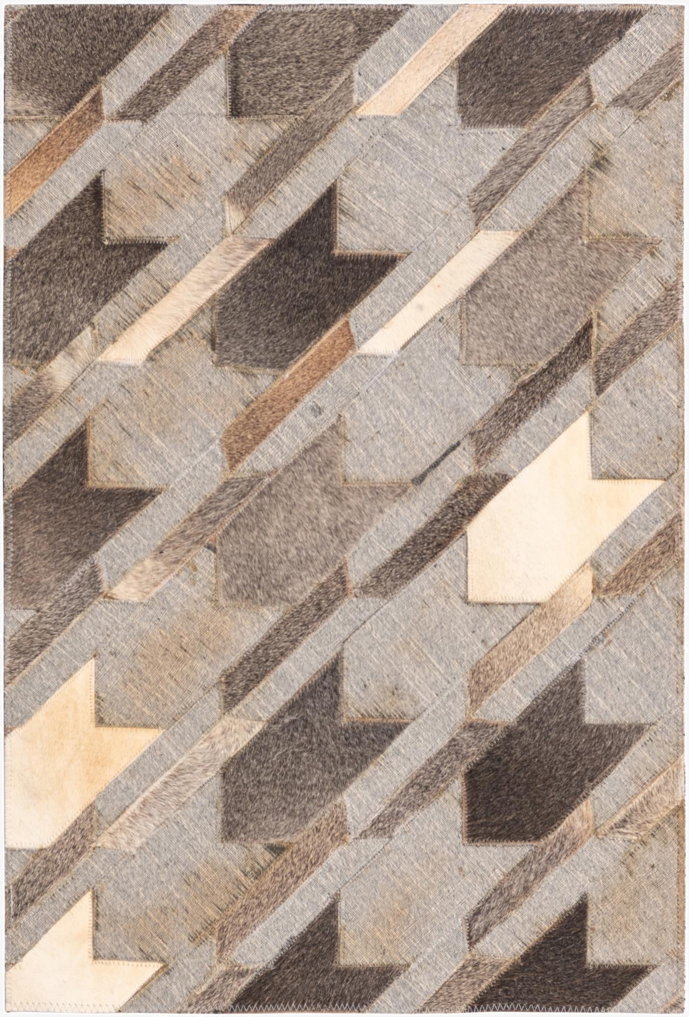 2' 1 x 3' Cowhide Rug