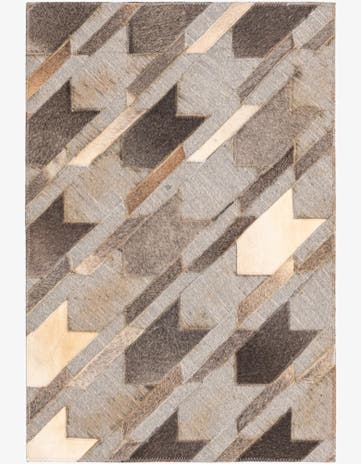 2' 1 x 3' Cowhide Rug