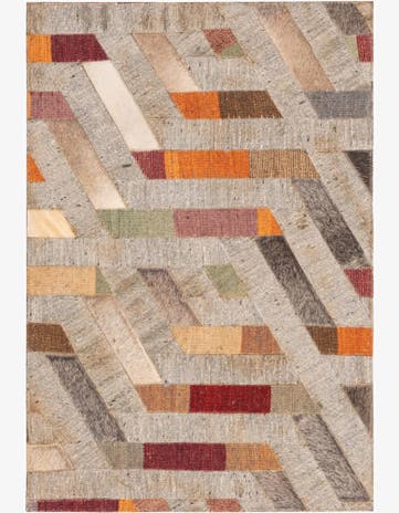 2' 1 x 3' 1 Cowhide Rug