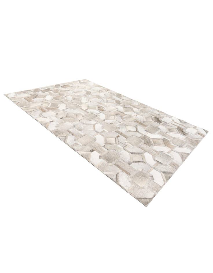 Detail image of 5' 1 x 7' 11 Cowhide Stocks Rug