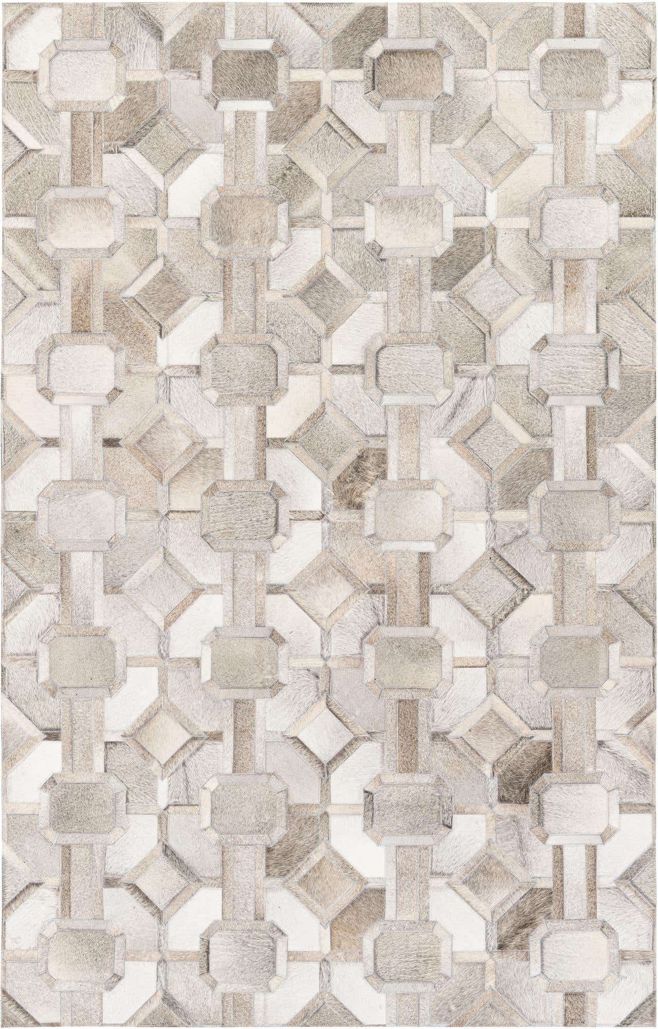 5' 1 x 7' 11 Cowhide Stocks Rug