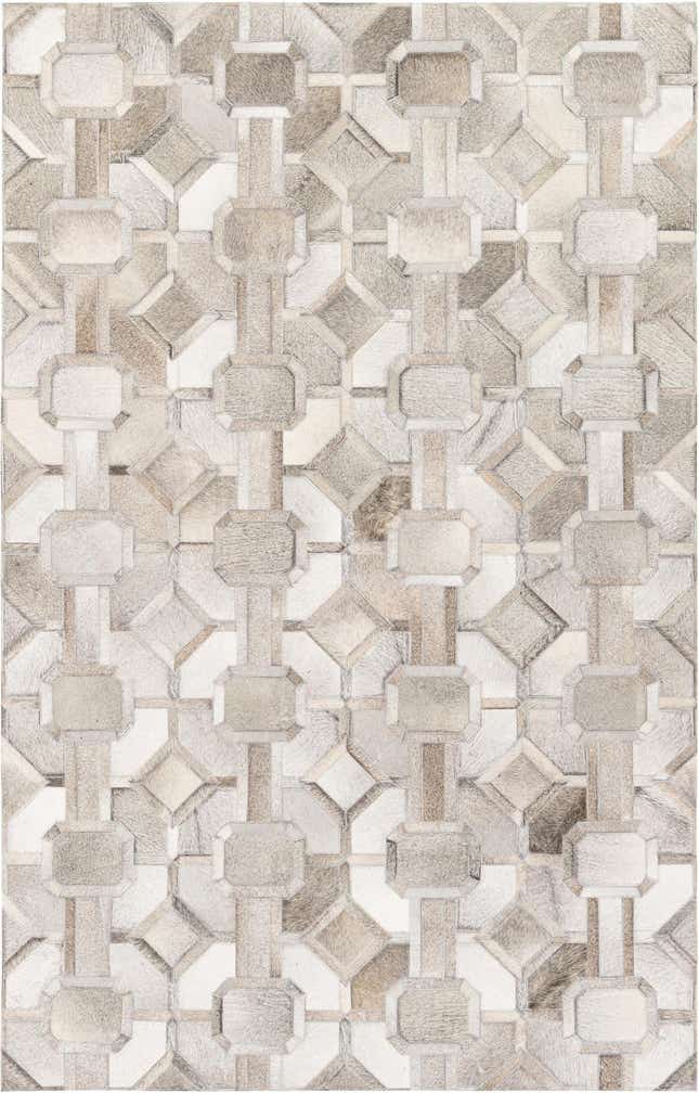 5' 1 x 7' 11 Cowhide Stocks Rug