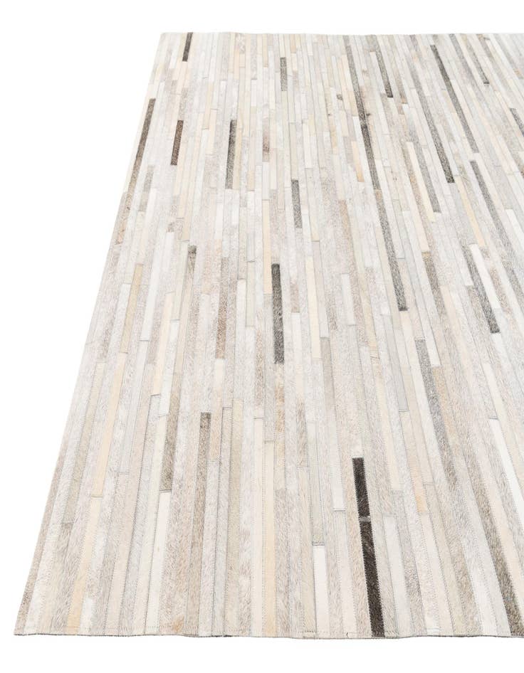 Detail image of 5' 1 x 8' Cowhide Stocks Rug