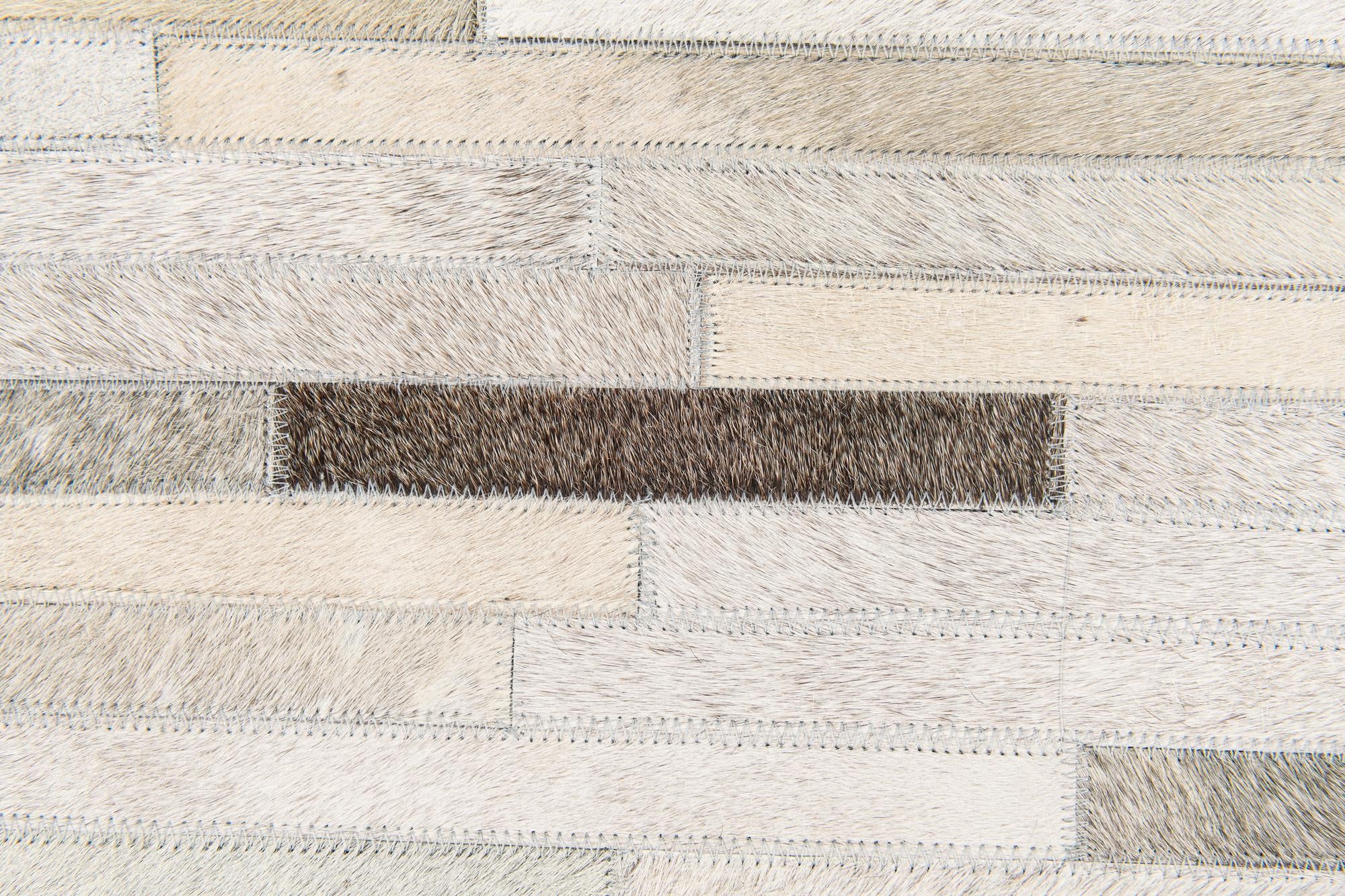 5' 1 x 8' Cowhide Stocks Rug