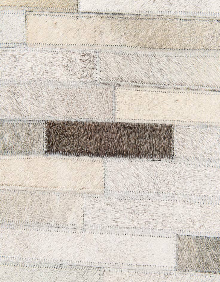 Detail image of 5' 1 x 8' Cowhide Stocks Rug