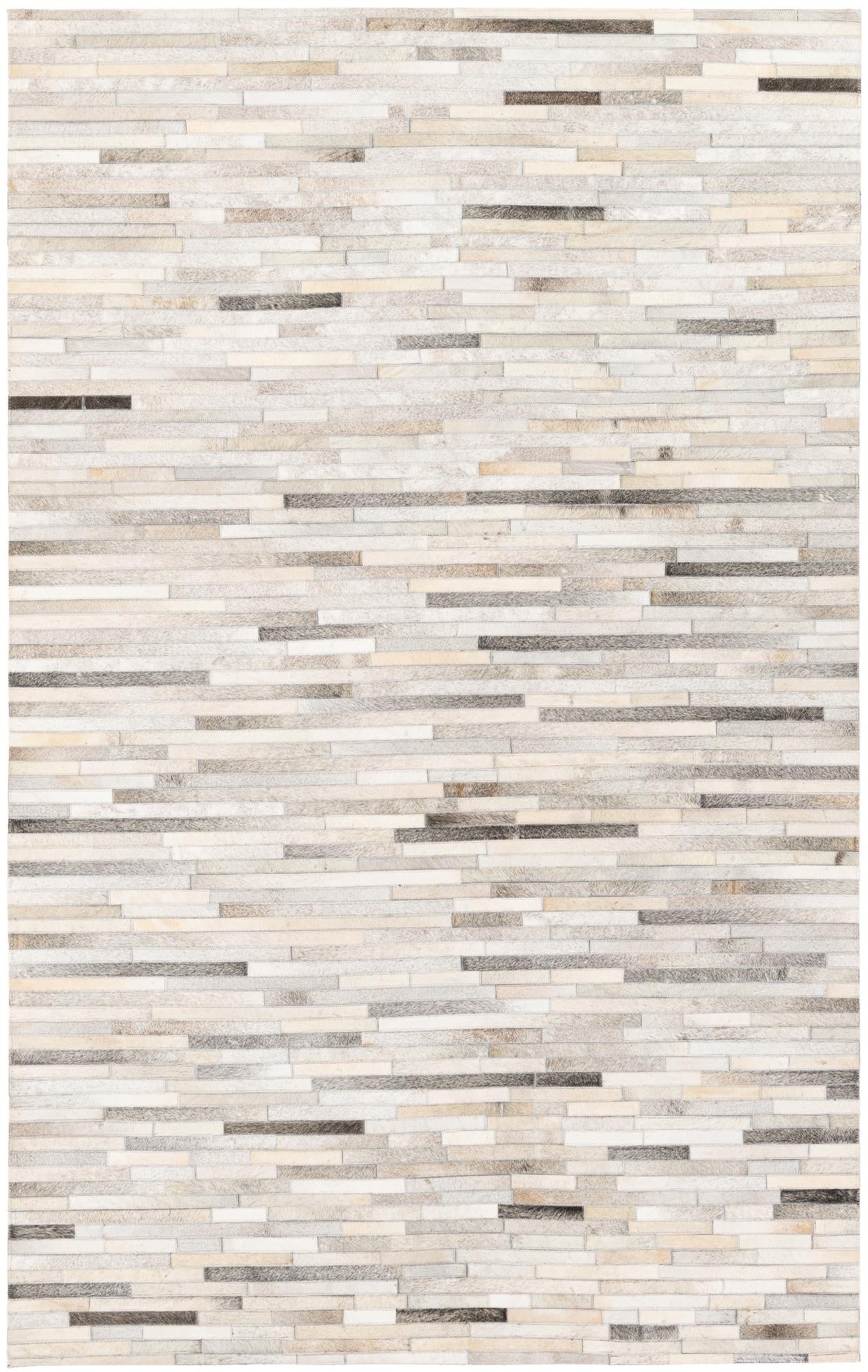 5' 1 x 8' Cowhide Stocks Rug