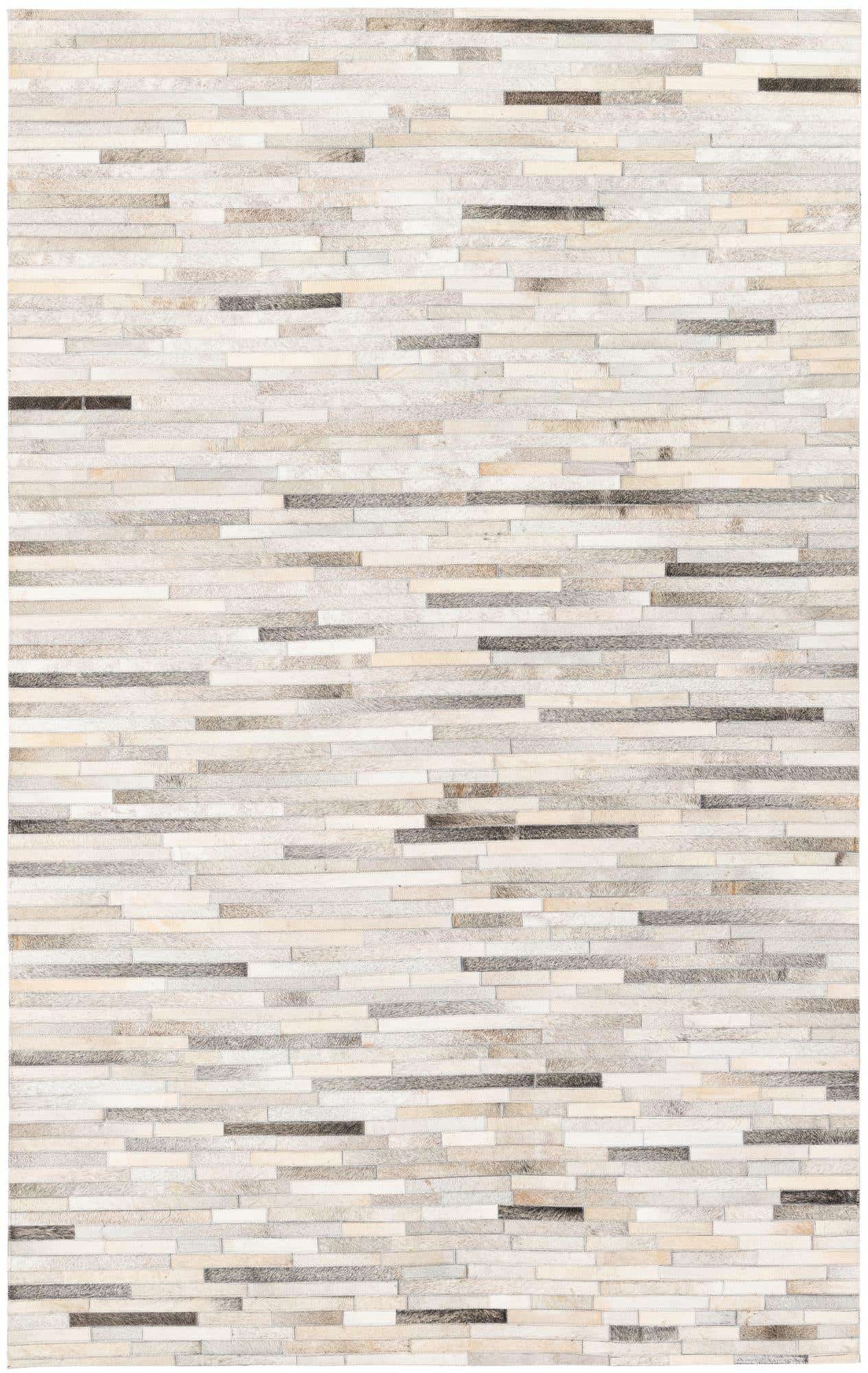 5' 1 x 8' Cowhide Stocks Rug