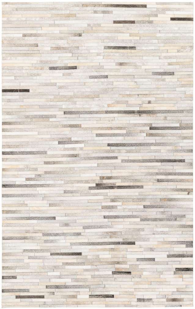 5' 1 x 8' Cowhide Stocks Rug