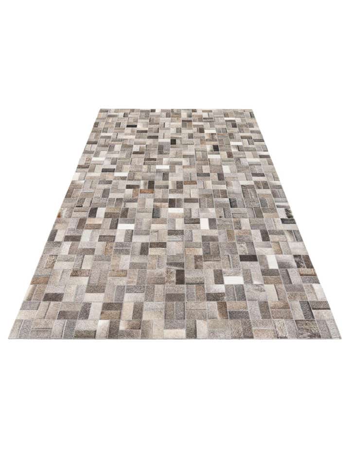 5' x 7' 10 Cowhide Stocks Rug