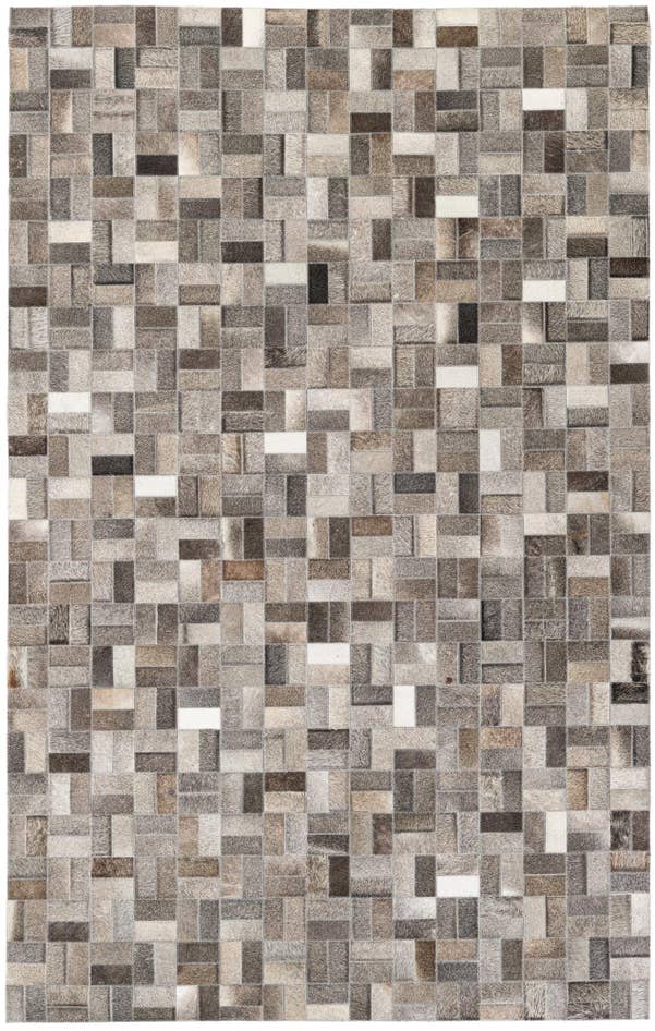 Detail image of 5' x 7' 10 Cowhide Stocks Rug