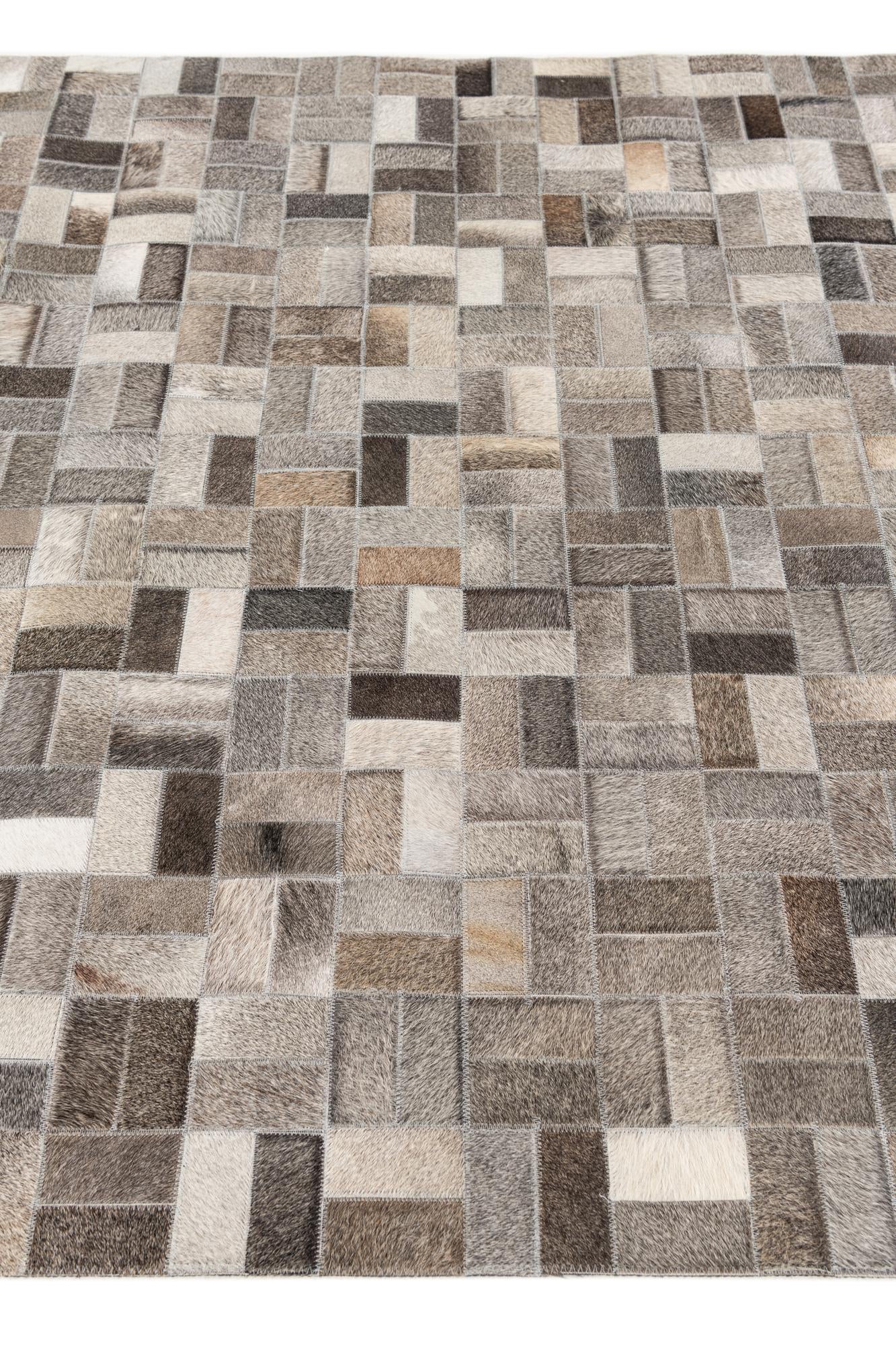 4' 11 x 7' 11 Cowhide Stocks Rug