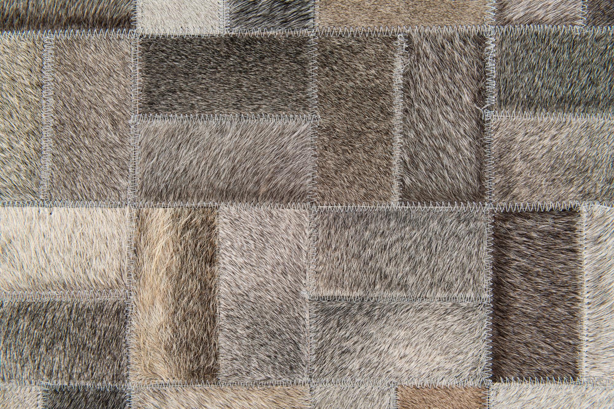 4' 11 x 7' 11 Cowhide Stocks Rug