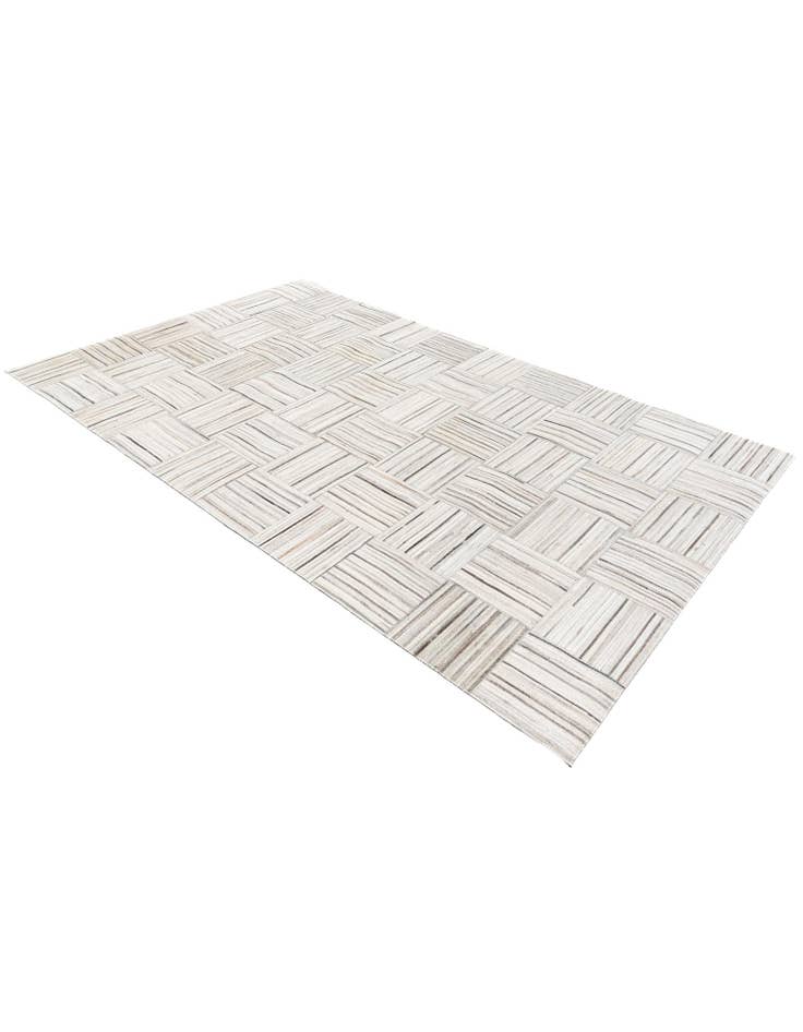 Detail image of 4' 11 x 8' 2 Cowhide Stocks Rug