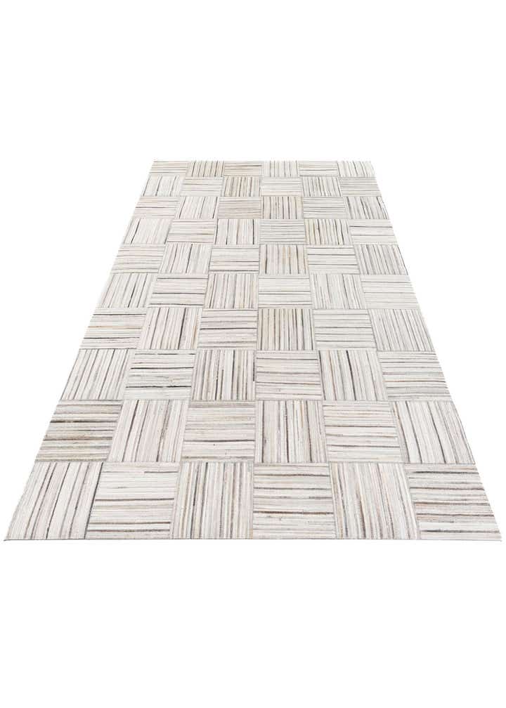 4' 11 x 8' 2 Cowhide Stocks Rug