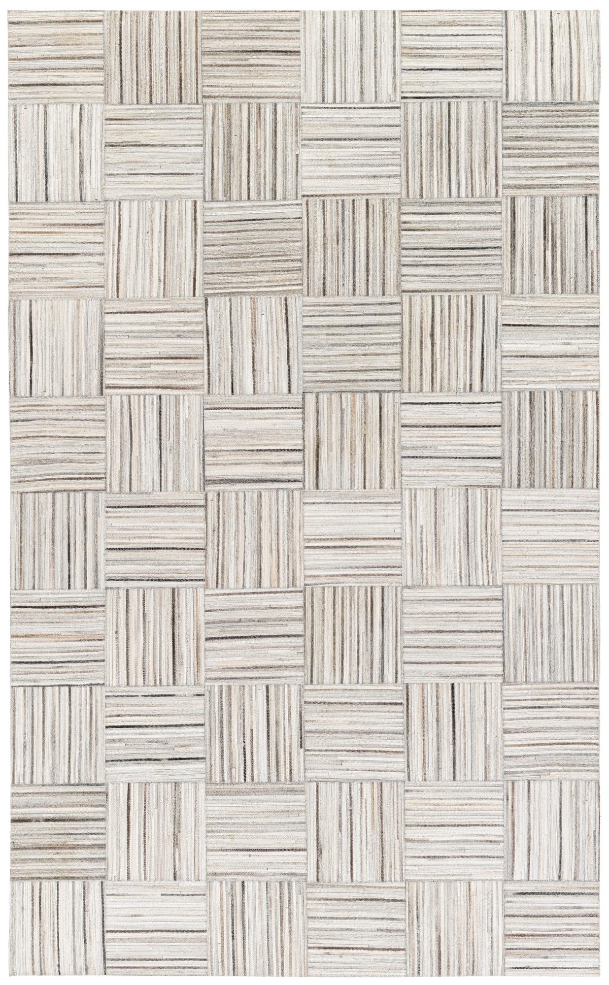 4' 11 x 8' 2 Cowhide Stocks Rug