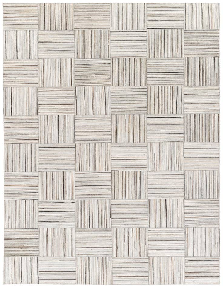 Detail image of 4' 11 x 8' 2 Cowhide Stocks Rug