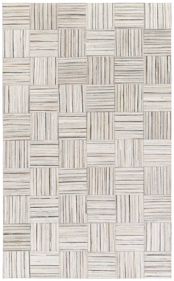 Detail image of 4' 11 x 8' 2 Cowhide Stocks Rug