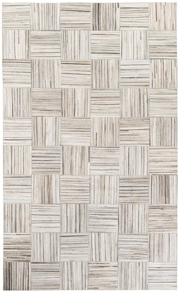Detail image of 4' 11 x 8' 2 Cowhide Stocks Rug