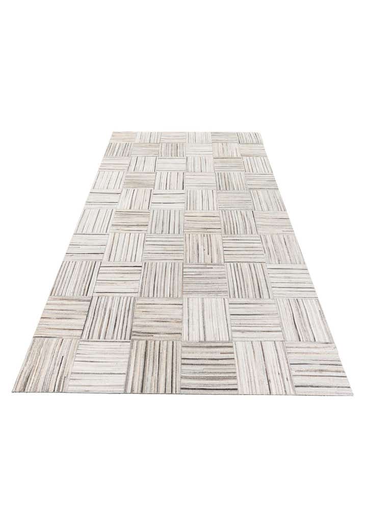 5' x 8' 3 Cowhide Stocks Rug
