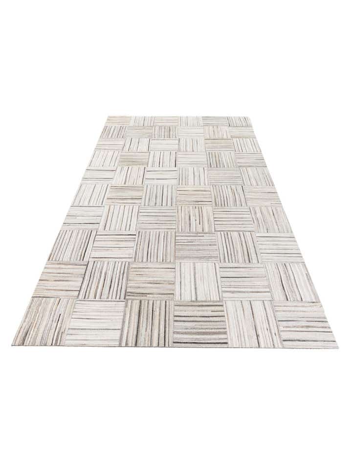 5' x 8' 3 Cowhide Stocks Rug