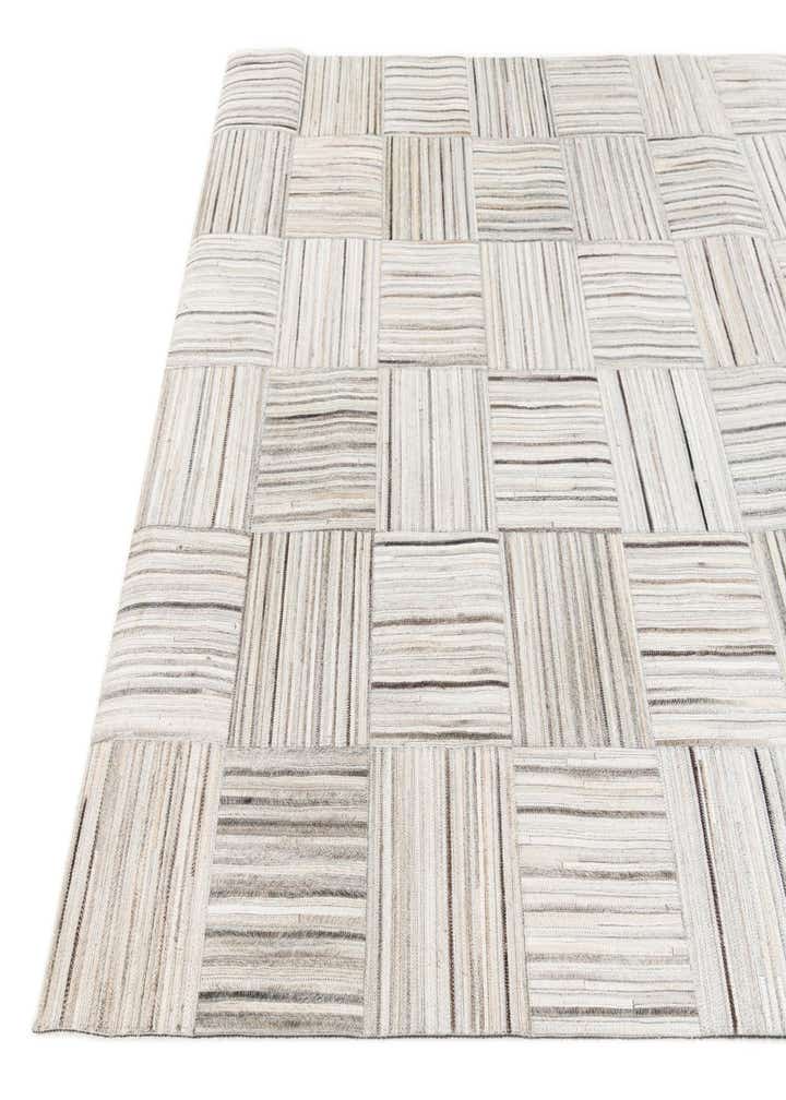 5' x 8' 3 Cowhide Stocks Rug